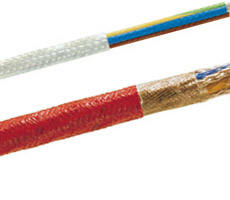 Cables de temperatura  fibra de vidrio (más de +260 °C)