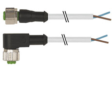 Extremo con cables abiertos (Cube67-6P) 