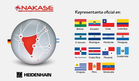 Representación Oficial de Heidenhain en Latinoamerica.